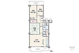 間取図画像 3LDK