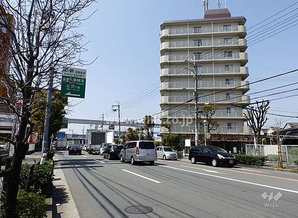 敷地南東側前面道路(東側から)南東側府道はロードサイド店舗が充実しており、お買い物や食事が楽しめそうです！室内フルリフォーム実施！