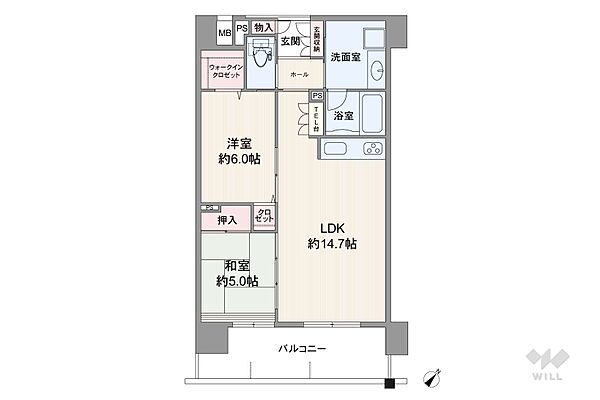 間取り エイジングコート千里丘 9階/-