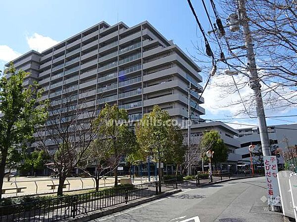 茨木ガーデンレジデンスの外観（北東側から）スタジオルーム、クラフトルーム、ゲストルーム等共用施設充実！複数駅利用可能！