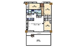 ルネ草加松原 3LDKの間取り