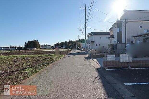 【前面道路】道の広さ日当たりなど、ぜひ現地もご確認ください。　