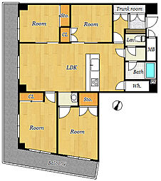 間取図画像 4LDK