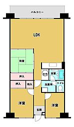 サンライズ花園 3LDKの間取図画像