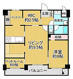 間取図画像 1SLDK