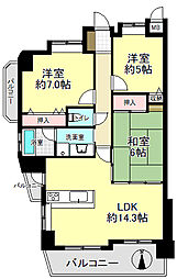 間取図画像 3LDK