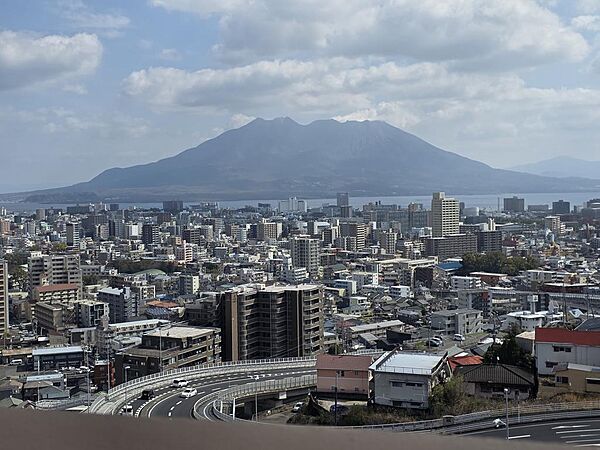 桜島ビュー