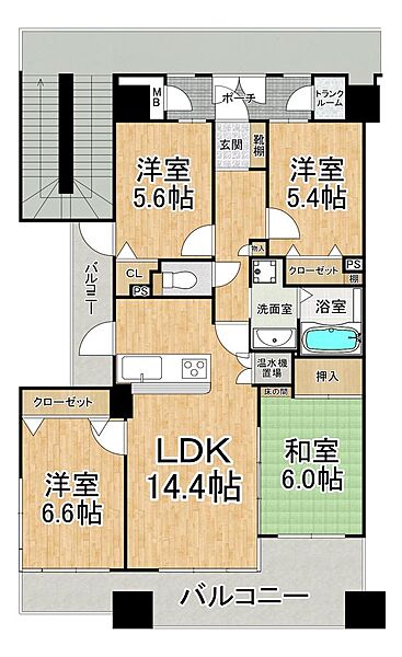 間取り：346000047439