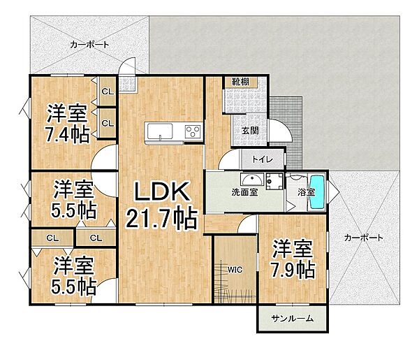 間取り：346000048320