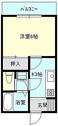 間取図画像 1K