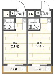 間取図画像 ワンルーム