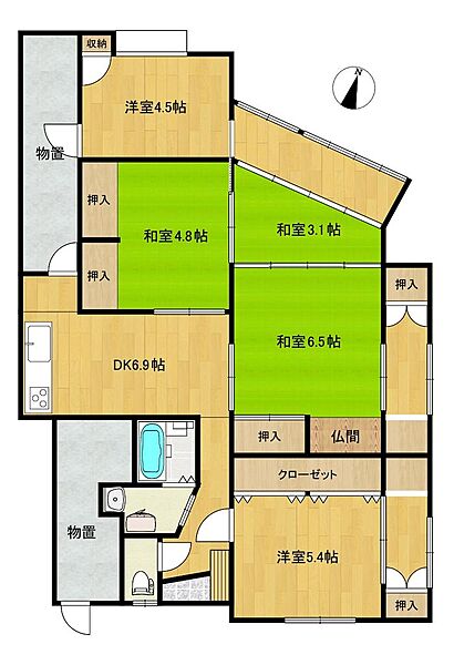 間取り：335000030760