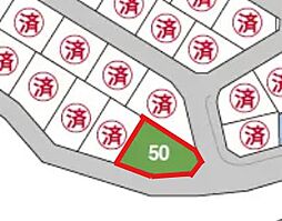 ユニエクセラン門司黒川星美台50号の土地画像