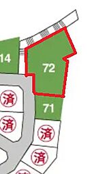 ユニエクセラン門司黒川星美台72号の土地画像