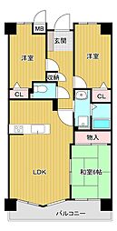 間取図画像 3LDK