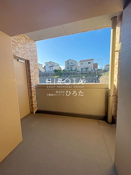 広々バルコニーです　