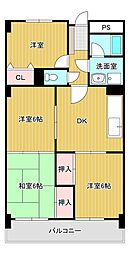 間取図画像 4DK