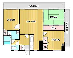 間取図画像 3LDK