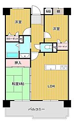 間取図画像 3LDK