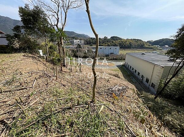 隣地との境界です。