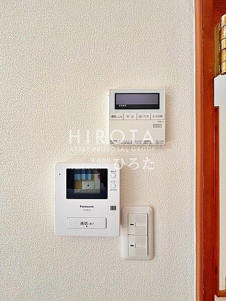 モニターで確認できるので防犯面も安心