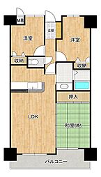 コーポランド幸神2 3LDKの間取図画像