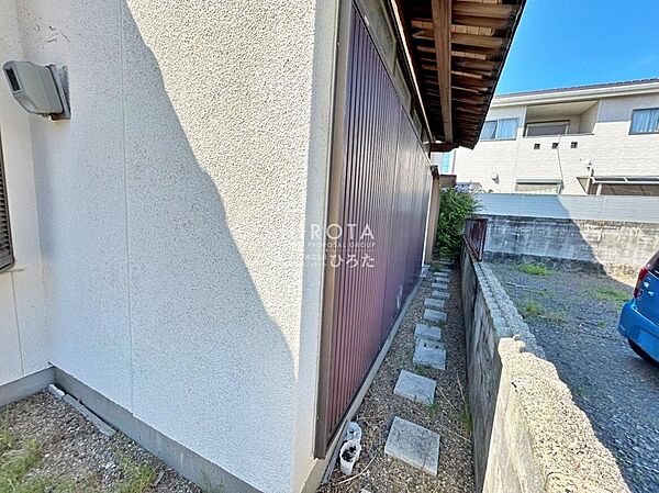 隣地との境界です。　