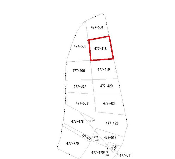約56坪のお土地です。