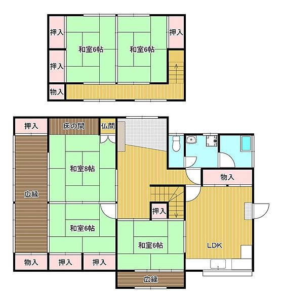 間取りを拡大表示
