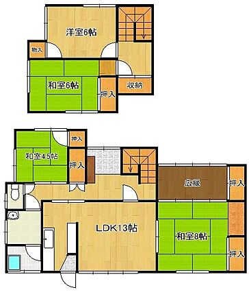 間取り図は現況...