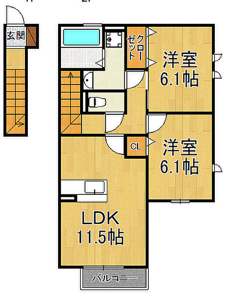 同じ建物の物件間取り写真 - ID:228048450371