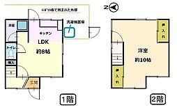 西舞鶴／オレンジハウス（１LDK 車２台駐車可）
