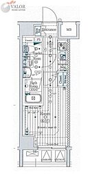 ＭＡＸＩＶ横浜大通公園 8階1Kの間取り