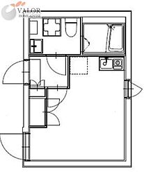 ludens中板橋maxiv 3階ワンルームの間取り