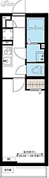 リブリ・和平 1階1Kの間取り