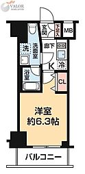 間取図画像 1K