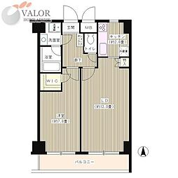 イーリスネオ 1LDKの間取図画像