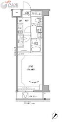 RELUXIA GRANDE 川崎大師公園 1Kの間取図画像