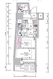 SYFORME SHINKOYASU 206 2Kの間取図画像