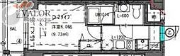 CREATIF武蔵小杉 1Kの間取図画像