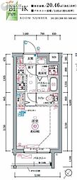 MAXIV新小岩 1Kの間取図画像