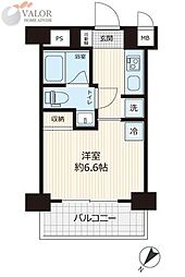 ステラコート横浜白楽 ワンルームの間取図画像
