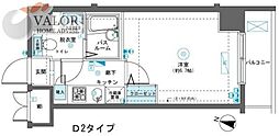 Phoenix横濱吉野町 1Kの間取図画像