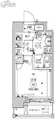 CRACIA西横浜GRANDQUALITE 1Kの間取図画像