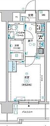 レグラス新横浜駅前 1Kの間取図画像