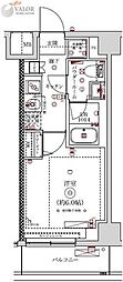 (仮)保土ヶ谷プロジェクト 1Kの間取図画像