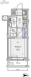 (仮)大口PJ 1Kの間取図画像