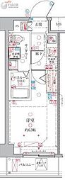 CREVISTA横浜綱島 1Kの間取図画像