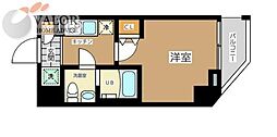 レガーロ吉野町 1Kの間取図画像