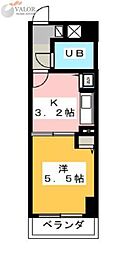 ライオンズプラザ川崎第2 1Kの間取図画像